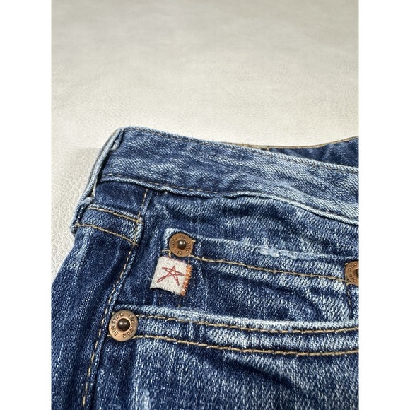Big Star Women's Sweet Low Boot Jeans Medium Wash Distressed Made In USA Size 30 - Picture 10 of 13